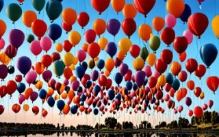 Гелиевые шары в спорте