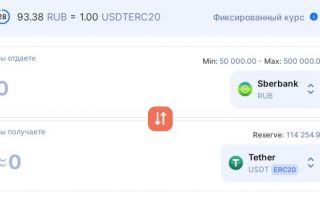 Обмен криптовалюты