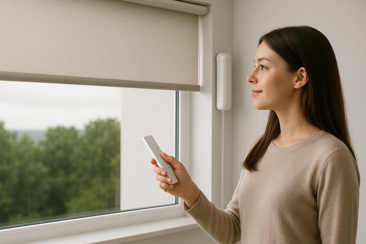 жалюзи с электроприводом