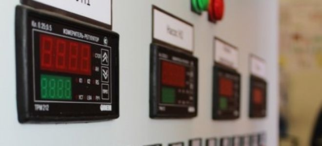 Панель управления насосом