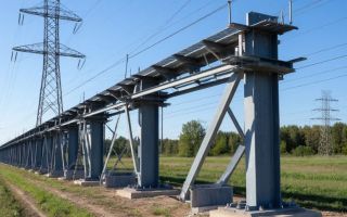 Преимущества металлических опор ЛЭП перед железобетонными