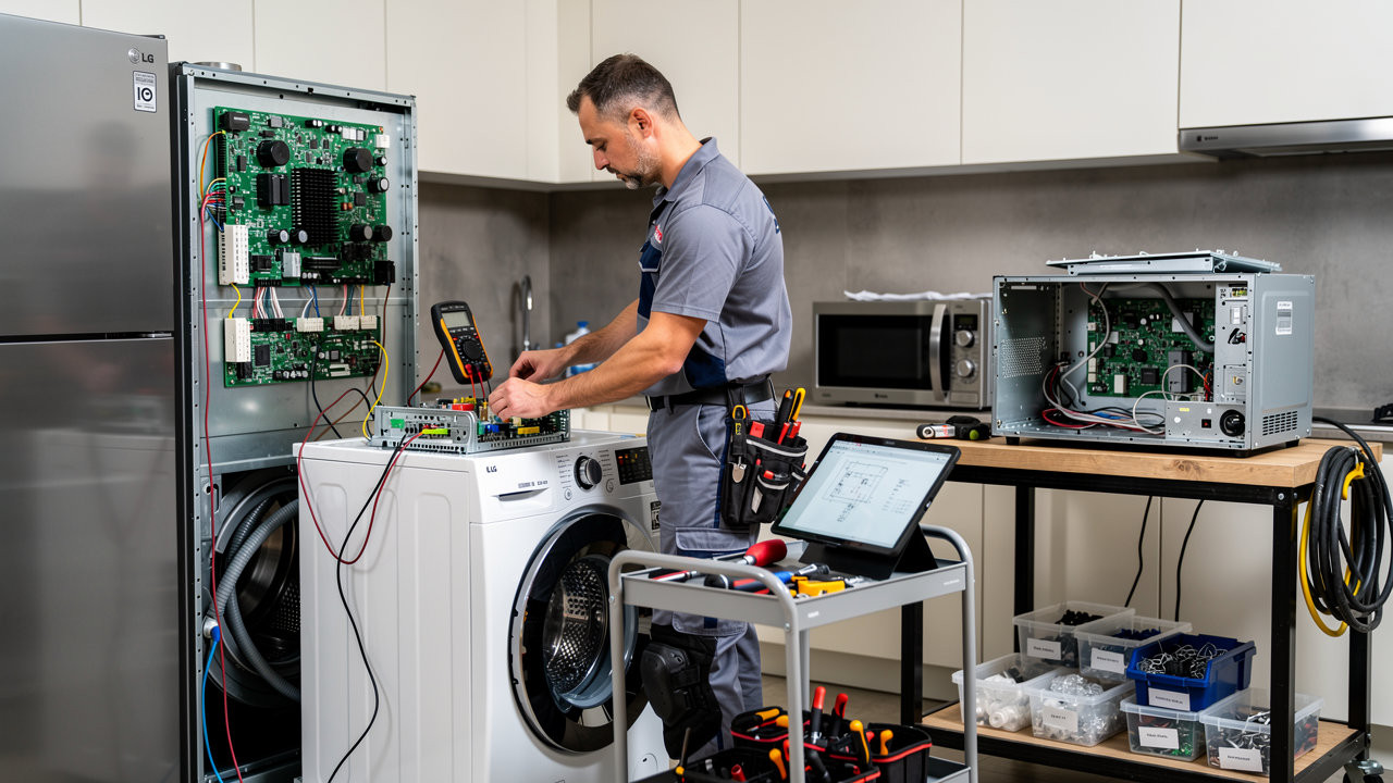 Типичные аппаратные неисправности электроники: специфика диагностики и ремонта техники LG