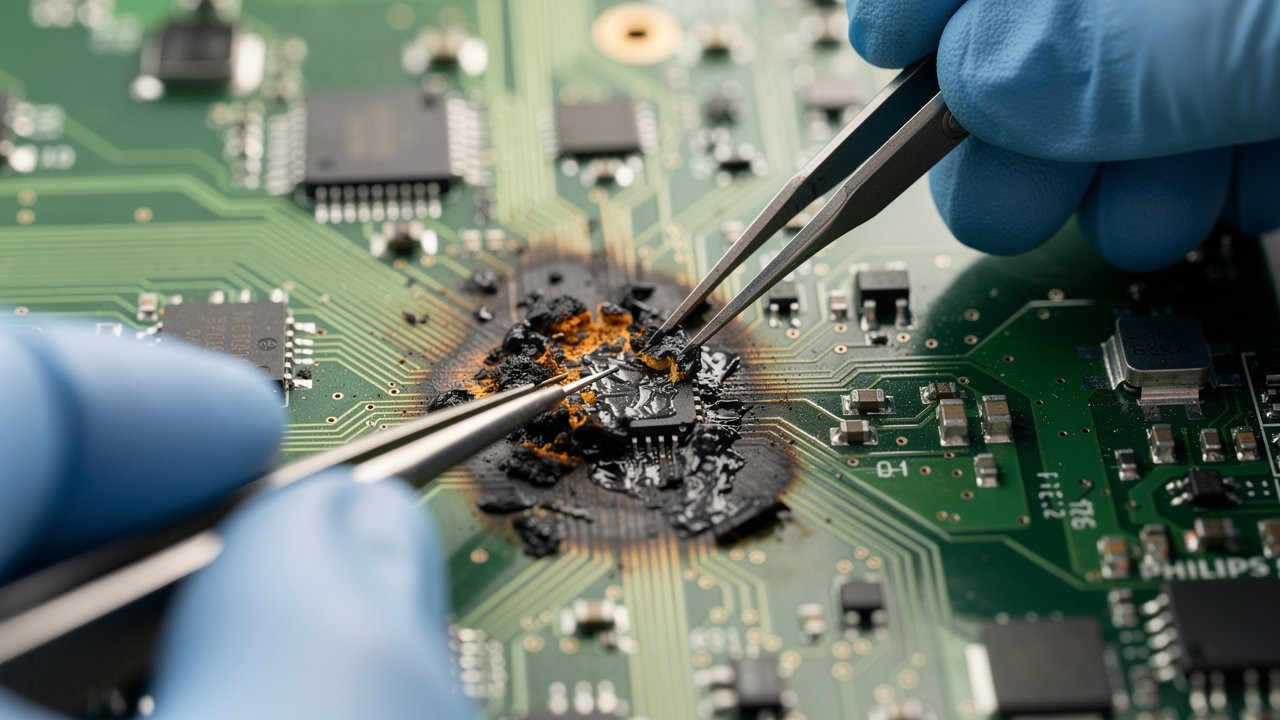 Ошибки питания и короткие замыкания: почему ремонт электроники Philips требует профильного подхода