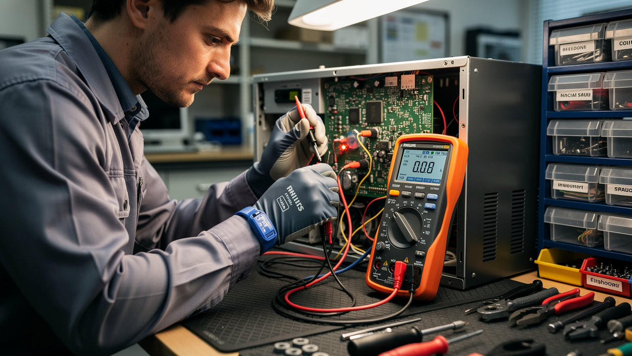 Ошибки питания и короткие замыкания: почему ремонт электроники Philips требует профильного подхода