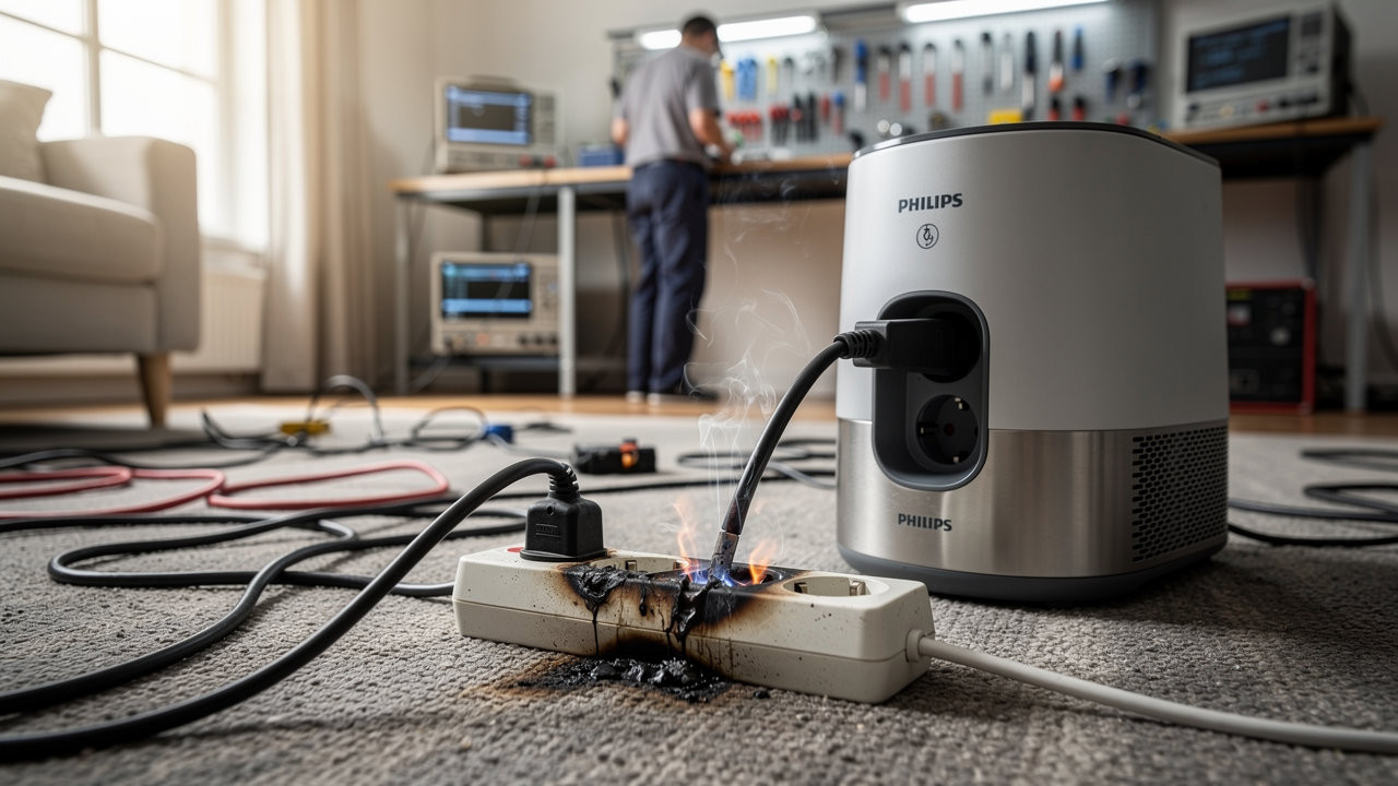 Ошибки питания и короткие замыкания: почему ремонт электроники Philips требует профильного подхода